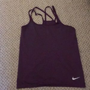 Purple Nike dri-fit tank